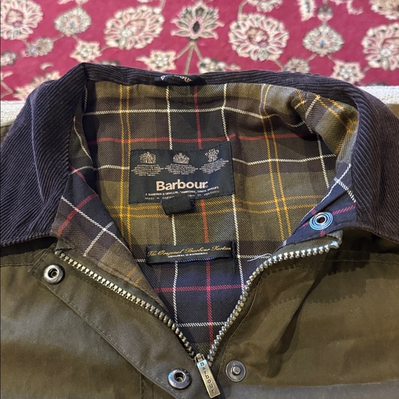 Original Barbour Tartan Jacket Coat Flannel Lined Size 8 (TD) - Picture 5 of 7